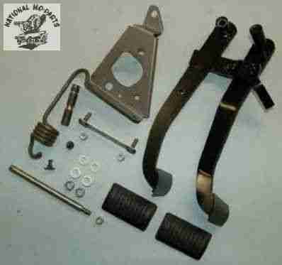 1966-7 Clutch And Brake Pedal Kit - Over Center Spring