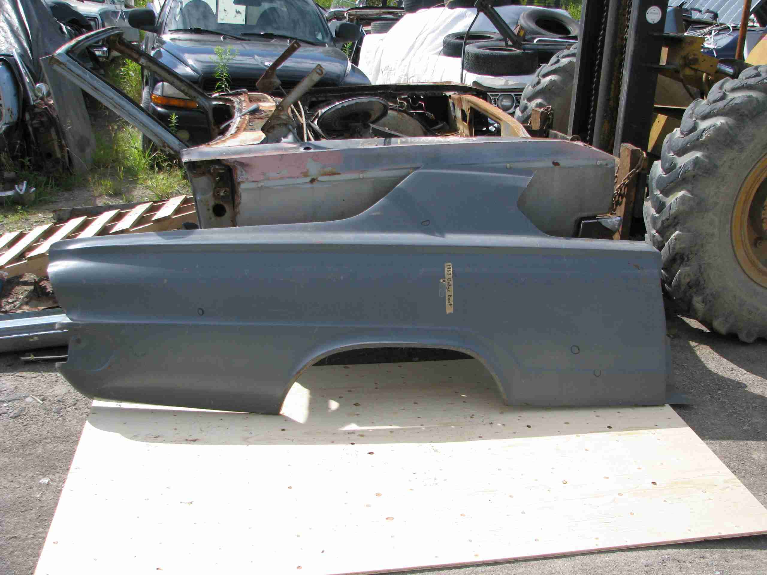 1963-6 NOS Dart 2DR HT RH Quarter Panel