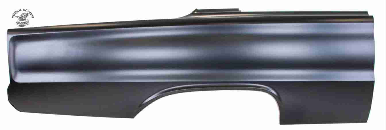 1966-7 Plymouth Right Quarter Panel-Full OE Style