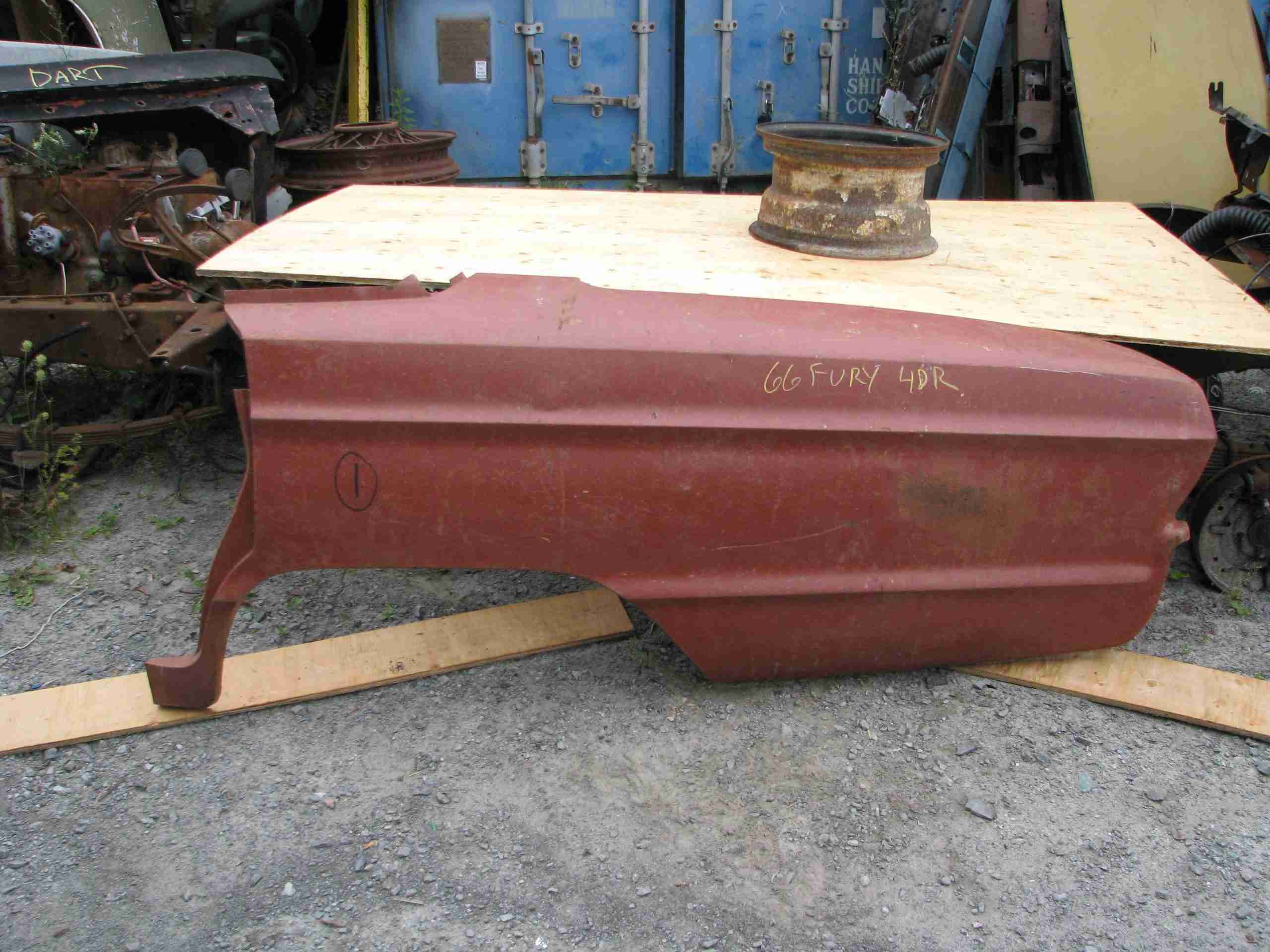 1966 Fury 4DR LH Quarter Panel