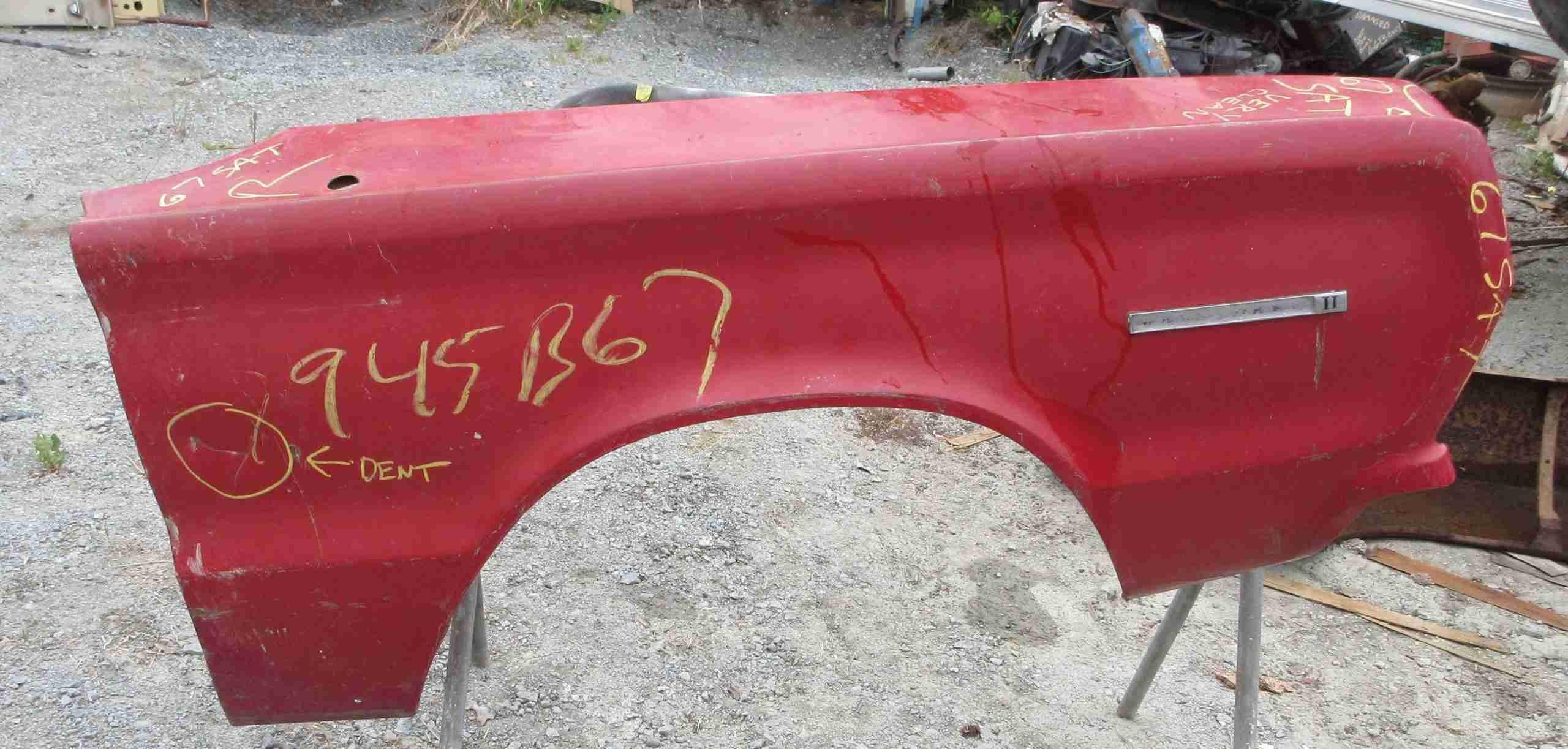 1967 Plymouth Passenger Fender