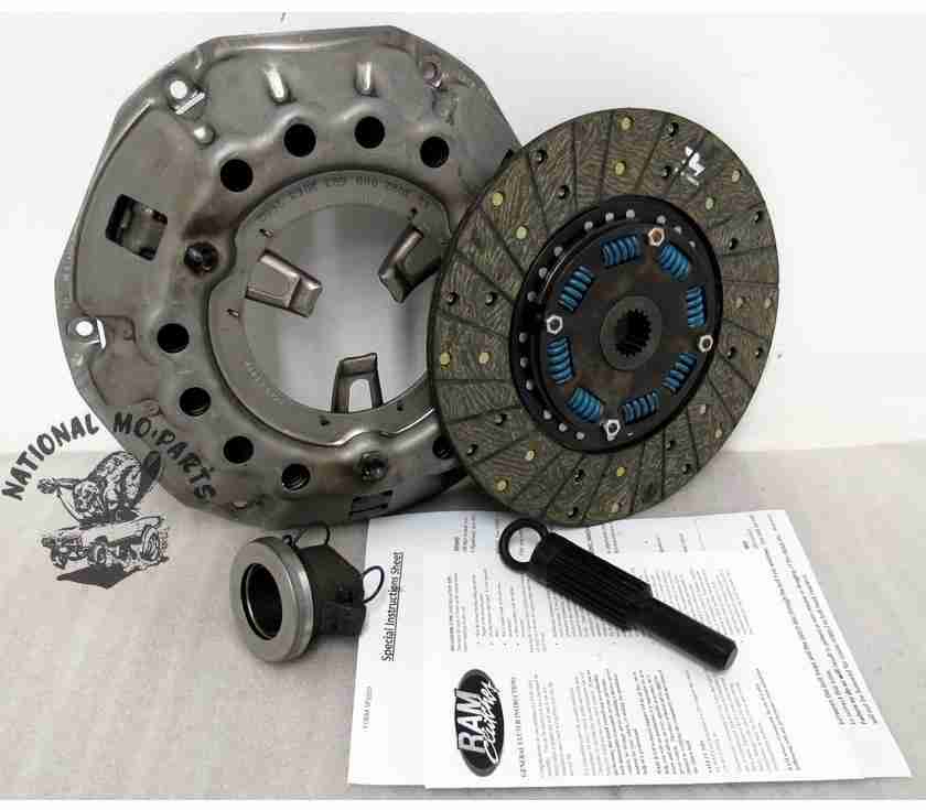 10.95"x1-3/16"-18 Spline Ram OEM Replacement Clutch Pressure Plate & Disc Set-Borg & Beck