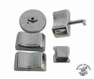 1968-69 Charger only Dash Switch Chrome Knob Set