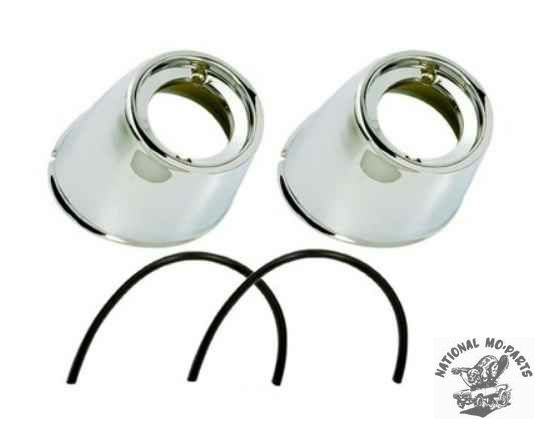 1969 Barracuda Reverse Lights Bezels - Long