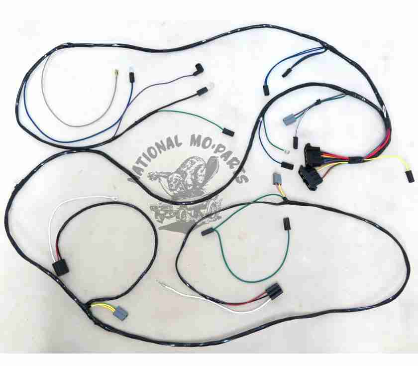 1964 A-Body Engine-Headlight Harness-Small Block with Points-Repro