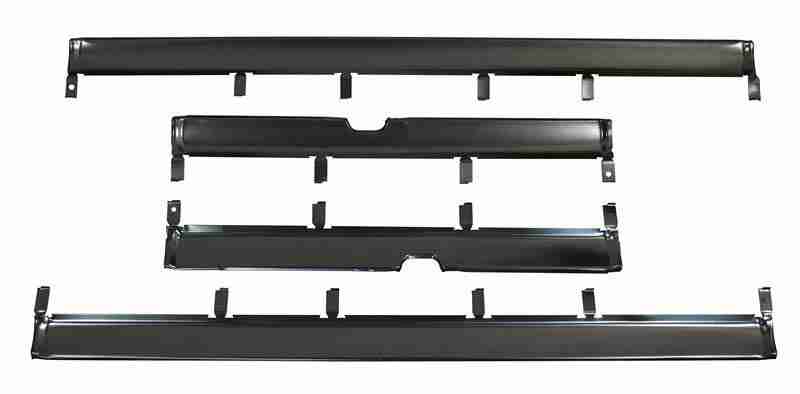 1967-76 A-Body (Long Wheel Base) Front Floor Pan Wiring Harness Covers, 4Pc. Set-Repro