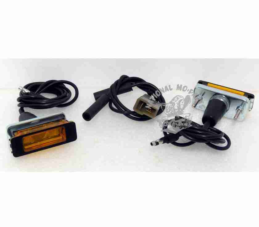 1968-69 Charger Hood Mounted Turn Signal Indicator Kit, Complete Pair-Repro