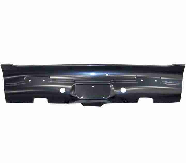 1968-69 Barracuda Rear Valance with Chrome Exhaust Tips-Repro