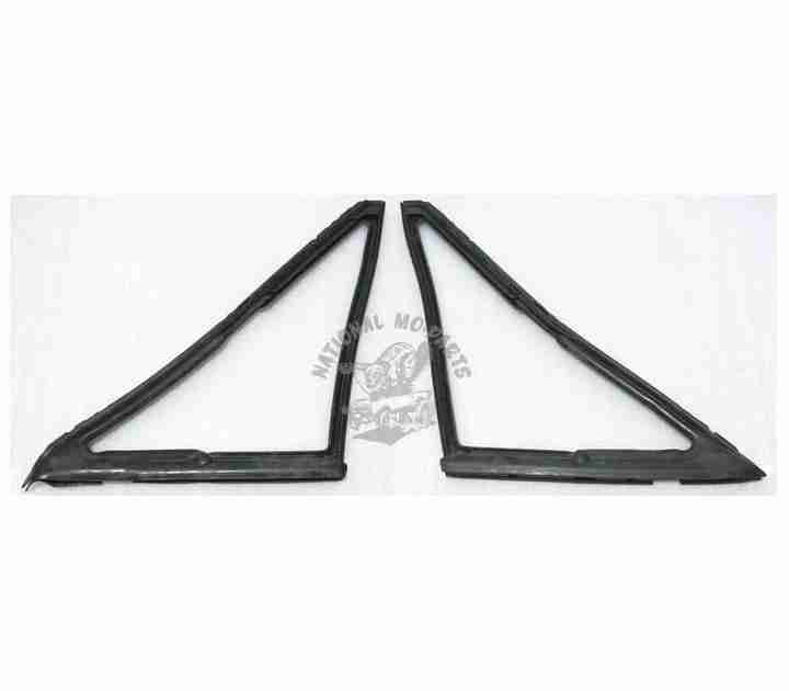 1968-70 B Body 2 Door Hardtop & Coupe Vent Window Weatherstrips, Pair-Repro