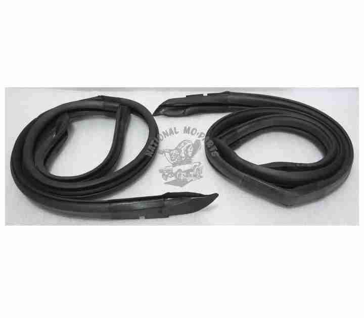 1968-70 B Body Coupe Roof Rail Weatherstrips, Pair-Repro