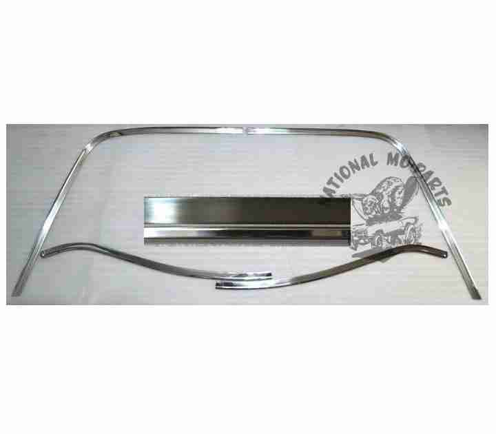 1968-70 B Body Rear Window Moulding 4Pc Set