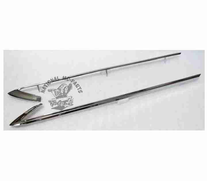 1968-70 Charger Inner C-Post Vinyl Top Moulding 2Pc Set-Repro