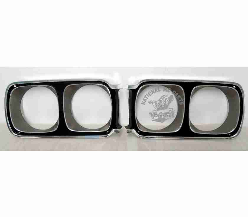 1969 Road Runner Headlight Bezels, Pair-Repro