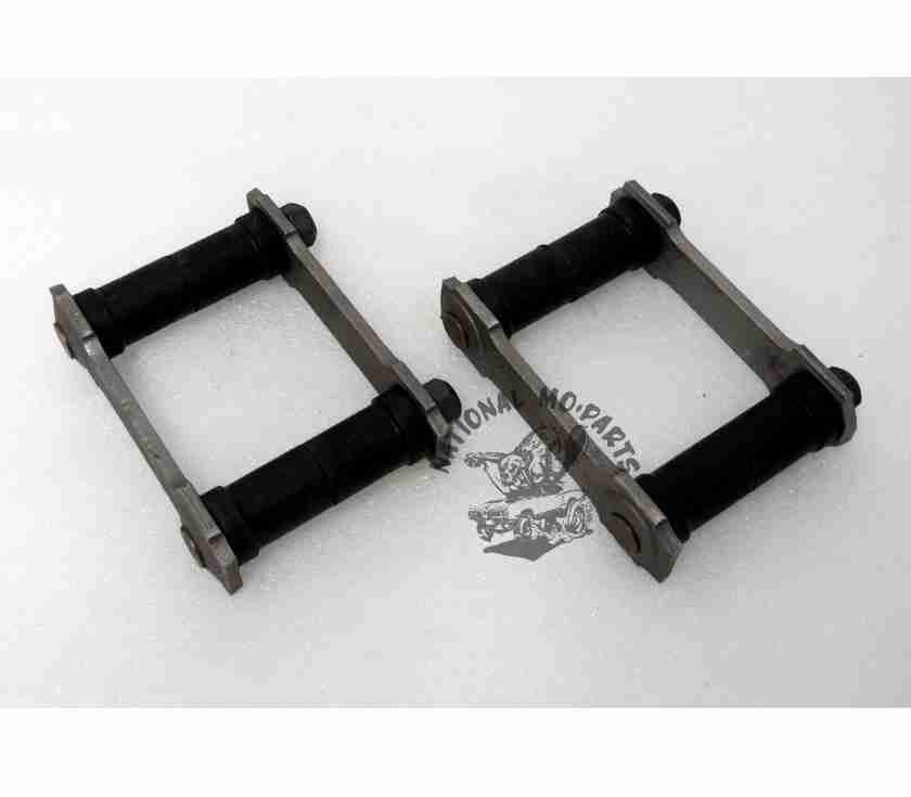 1970-74 E-Body & 55-73 C-Body Leaf Spring Rear Shackles with Bushings