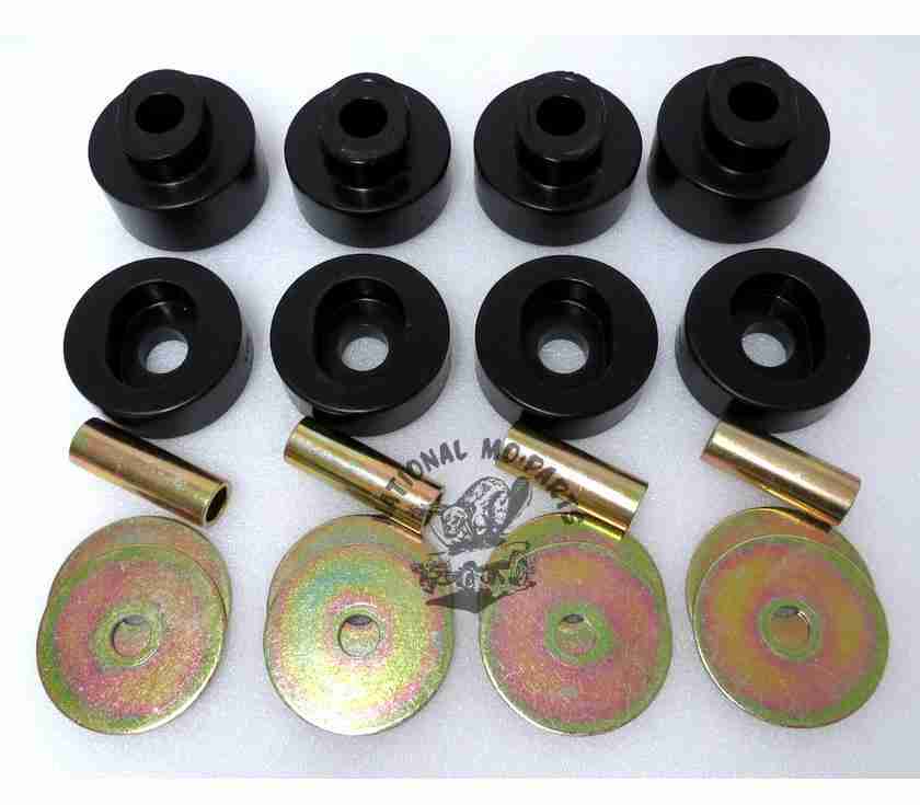 1973-79 B-Body & 79-81 R-Body Front Suspension K-Member to Frame Rail Polyurethane Mount Set