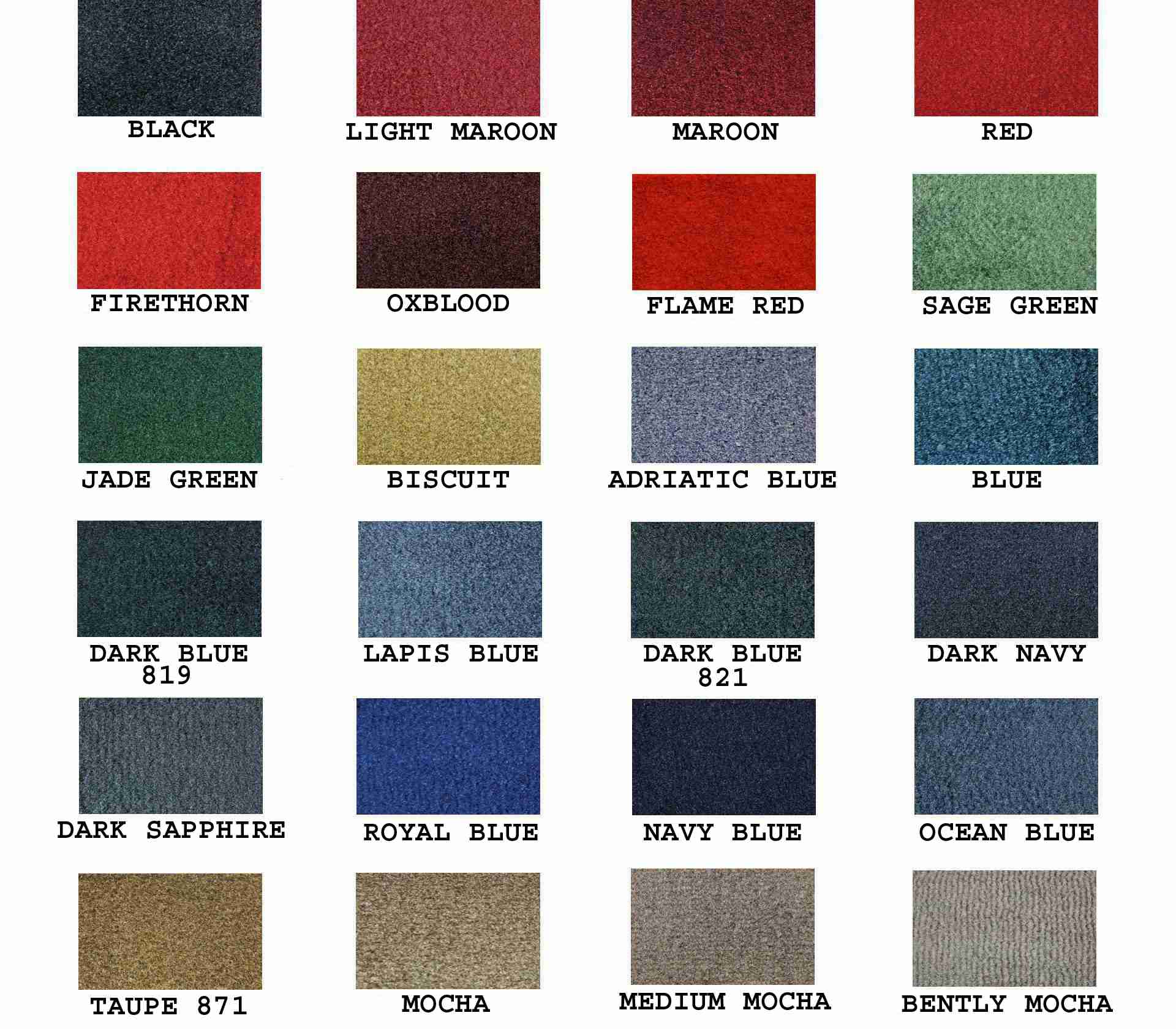 1971-79 B-Body Molded Carpet with Bench Seat & Manual Floor Shift Transmission