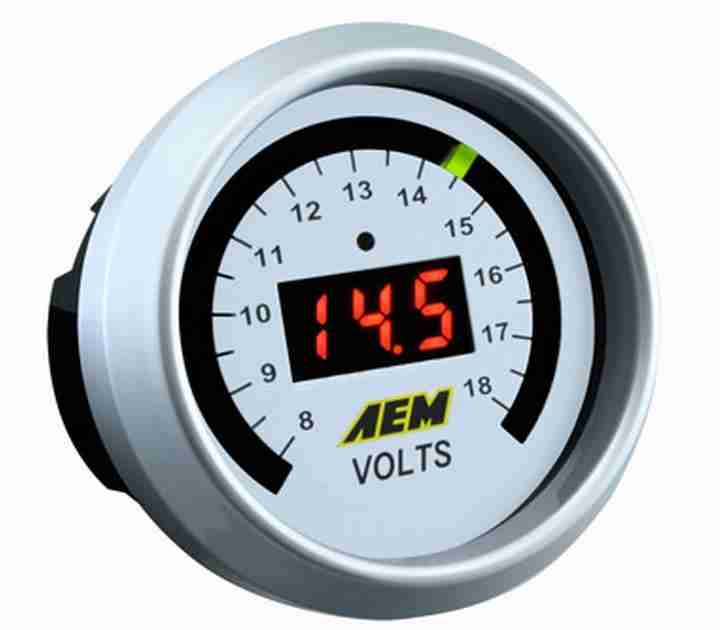 AEM Digital Voltmeter Gauge