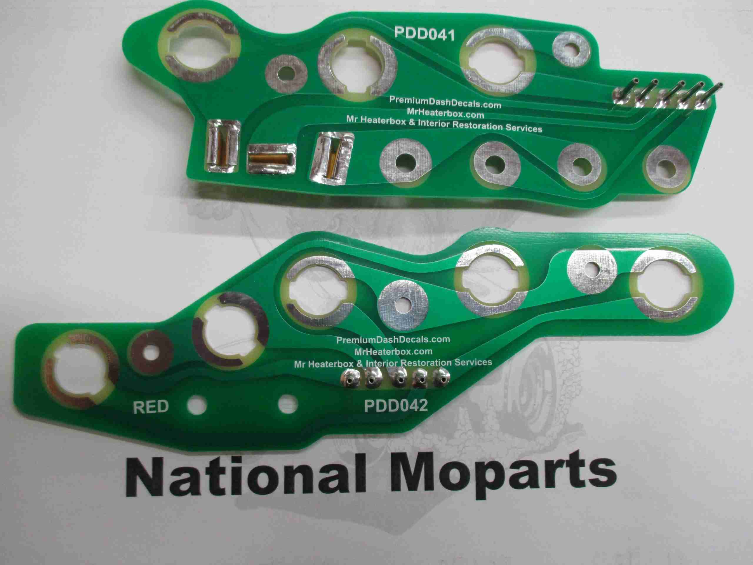 1967-71 Circuit board Set Dart without rallye guages