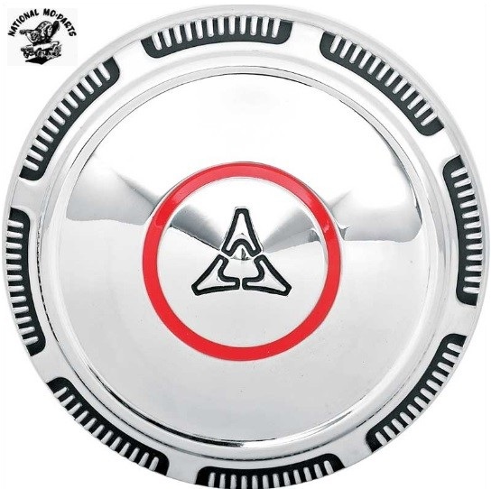 1969-70 Dodge Dog Dish Redline Hub Caps