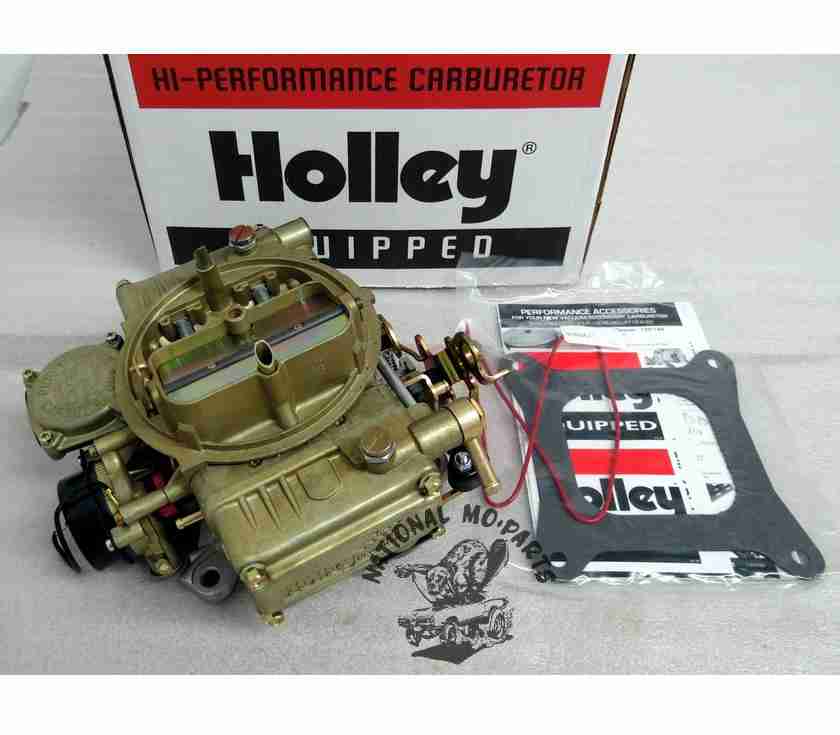 Holley 390 CFM 4V Carburetor with Vaccum Sec., Single Feed & Electric Choke-New