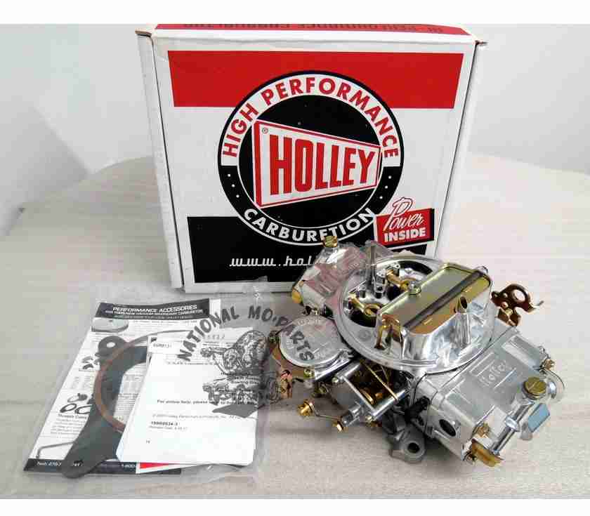Holley 750 CFM 4V Carburetor with Vaccum Sec., Dual Feed & Manual Choke-New