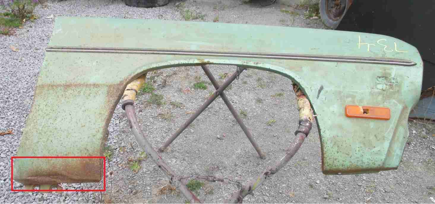1973-6 Duster Right Fender