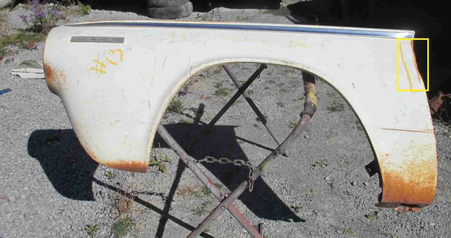 1964 Dart Left Fender