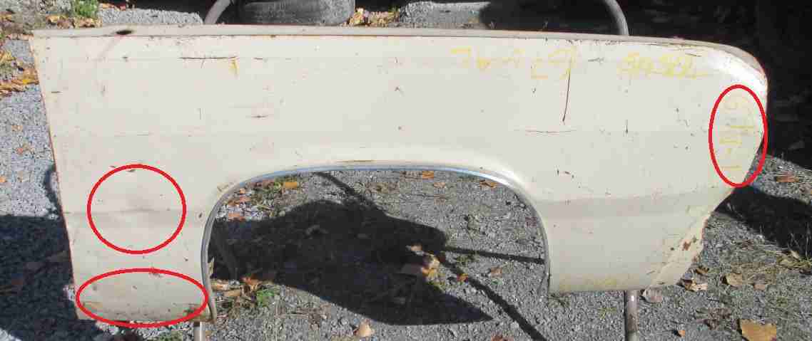 1967 Valiant Right Fender
