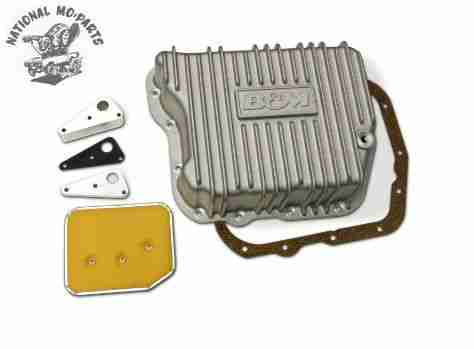 1962 + Up 727 Transmission B&M Aluminum 4 Litre Oil Pan.