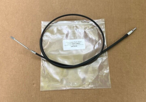 Park lock cable for push-button shift automatic transmissions 62-64 A 62-64 PLYMOUTH B BODY 63 CHRYSLER C-BODY 59 5/8 " LONG
