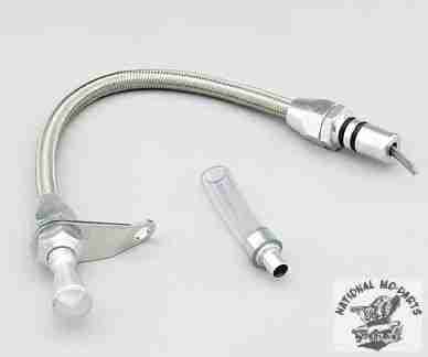 727 Chrome Locking Automatic Transmission Dip Stick