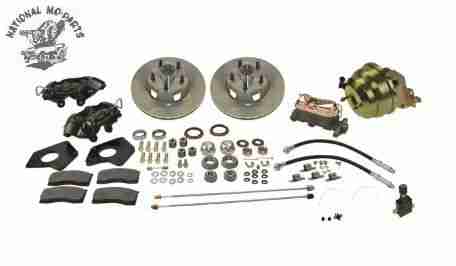 1965-72 Front Power Disc Conversion - 4 Piston