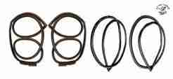 1966-7 Dodge & Plymouth 'B' Body 4 Door Sedan Door Seals