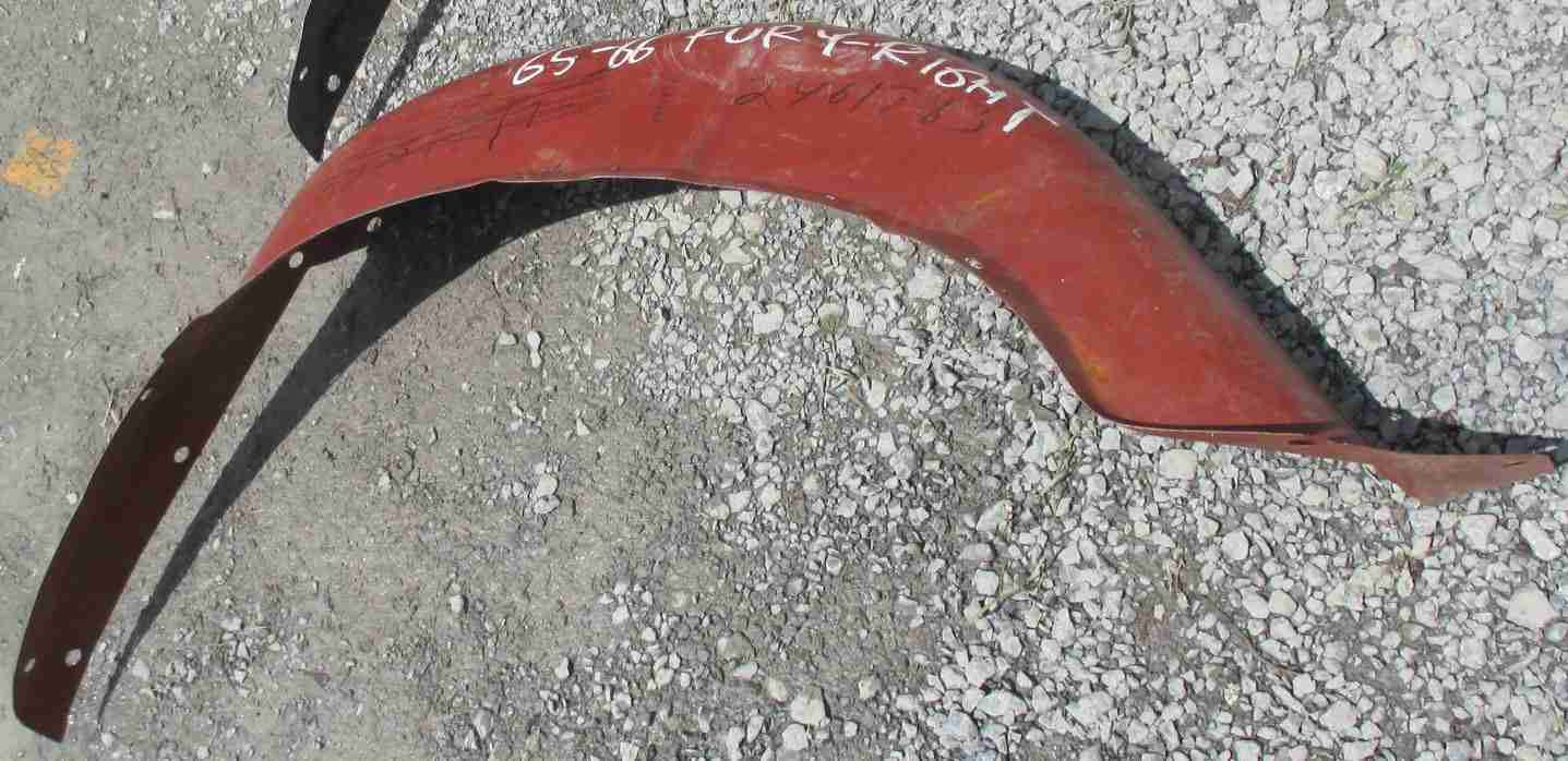 1965-6 Plymouth C Body Right Front Outer Wheelhouse - NOS