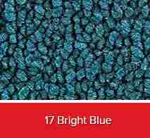 1966-70 B-Body Molded Carpet with Manual Transmission-Bright Blue.
