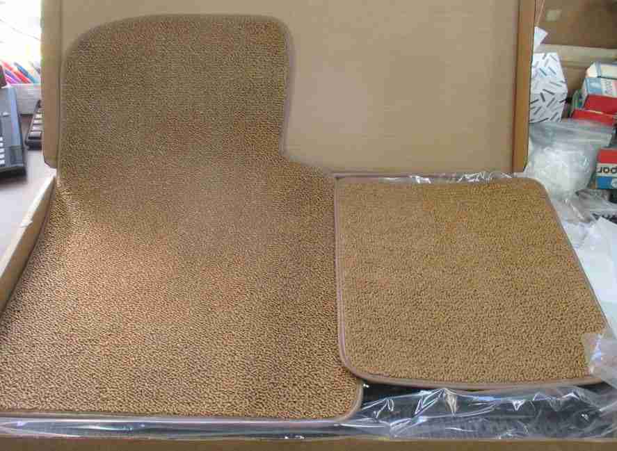 1965-73 Floor Mat Set - Medium Saddle