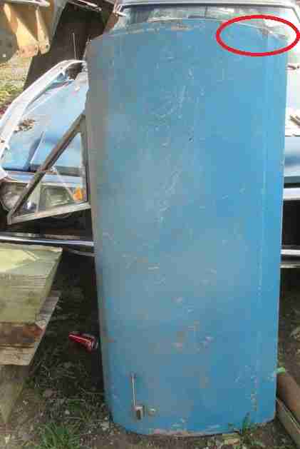 1969-70 B-Body Dodge Right Door Shell - Used