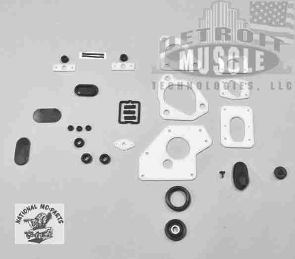 1962-5 Firewall Gasket Set Manual Transmission - Mega Kit