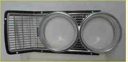 1966 Dodge Coronet Right Hand Head Lamp Bezel EX/500 SCRATCHED