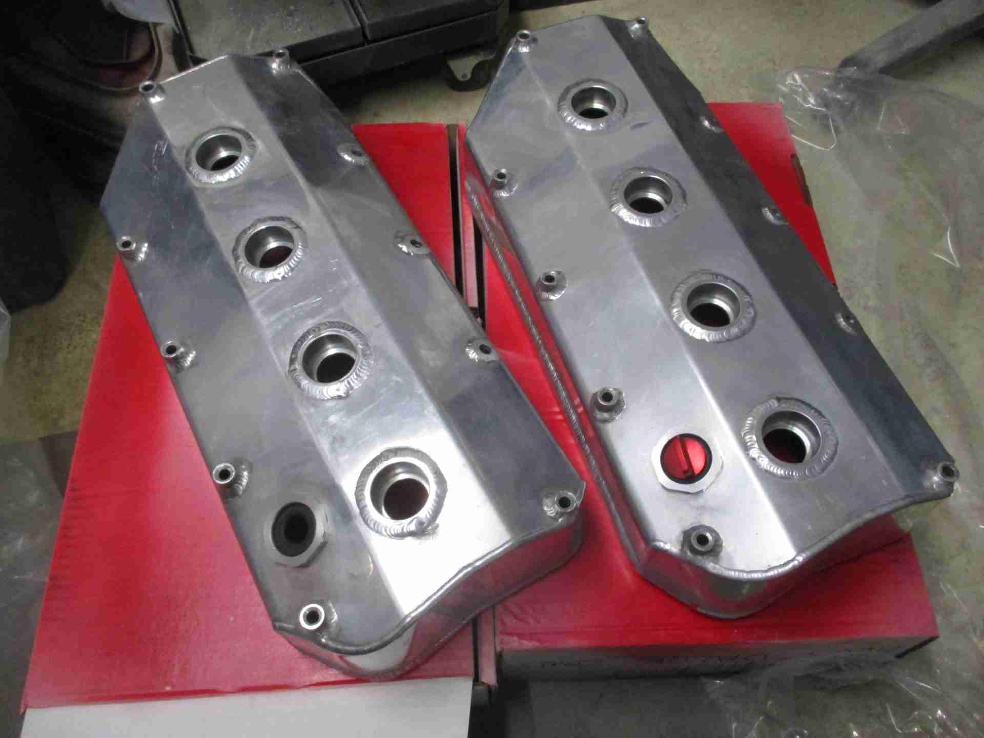 1966-71 Plymouth Dodge 426 Hemi Polished Aluminum Valve Covers