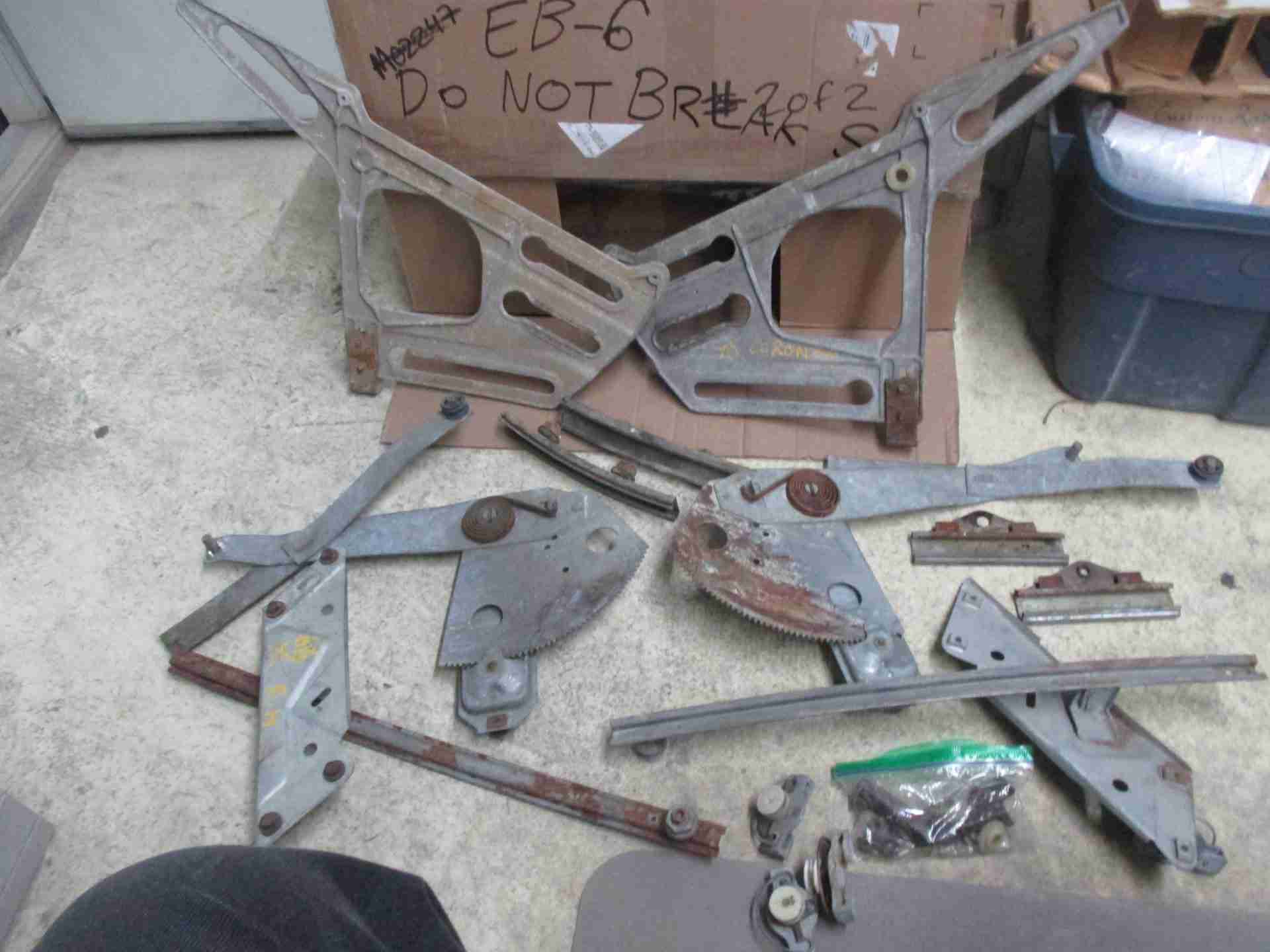 1968-70 B-Body 2 Door HT LH & RH Complete inner Rear Quarter Window Assy